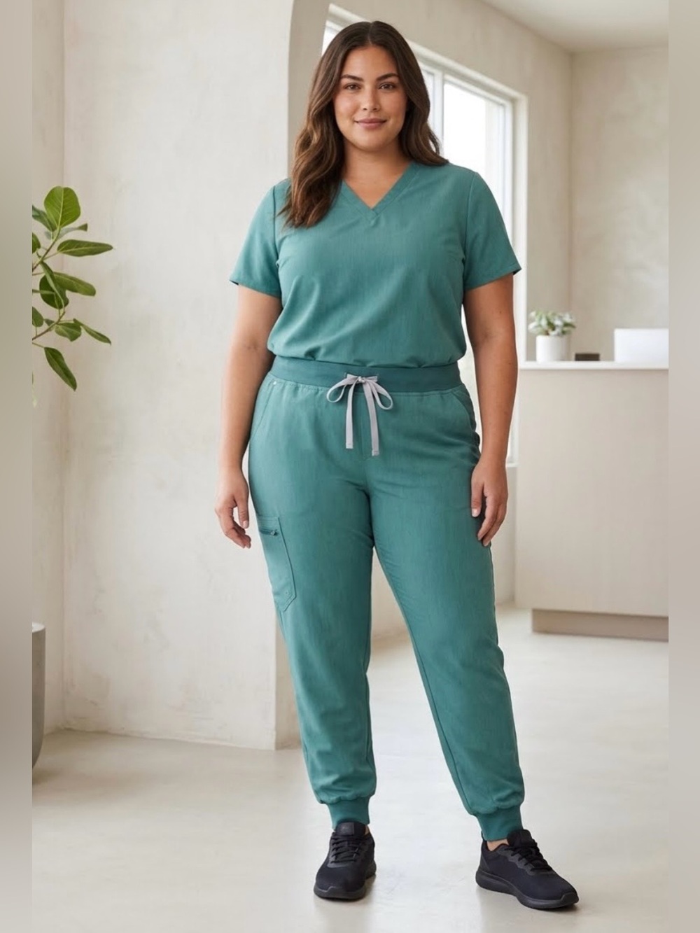 Figs Zamora Plus-Size Scrub Joggers Teal Size 4X New with tags (pants only)